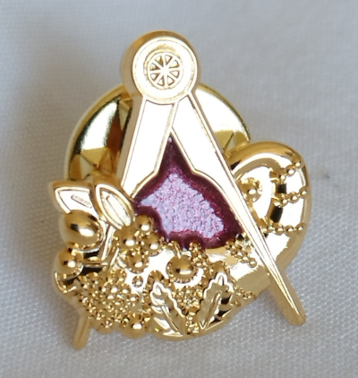 Craft Stewards Lapel Pin with Enamel Centre (image for) Craft Stewards Lapel Pin with Enamel Centre